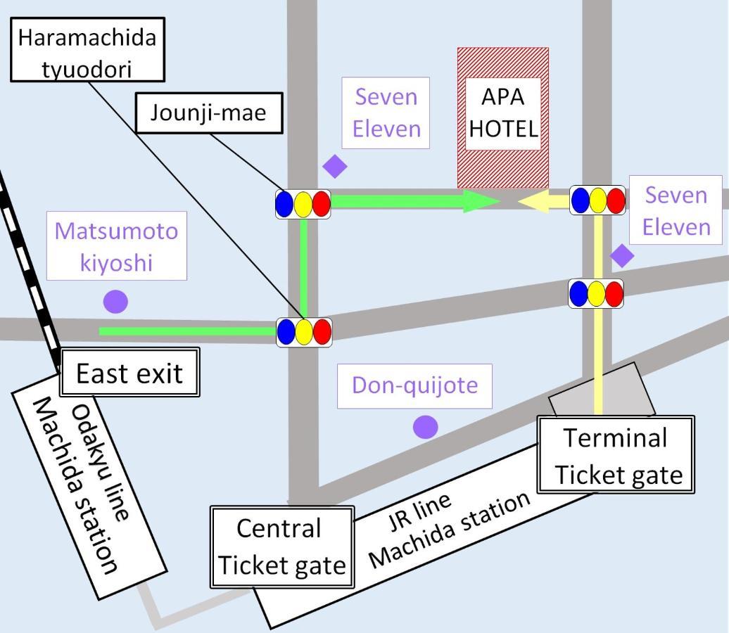 Apa Hotel Machidaeki-Higashi Tokyo Exterior photo